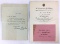 1922 President Harding White House Invitations