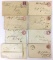 1890s Stamp Cancels, Envelopes, Letters