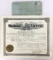 1907 State Of California Marriage License