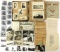 Vintage Photos, Letter, Envelopes, Scrapbook Album