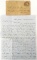 1859 Letter & Envelope W/ 3 Cent Stamp Cancel