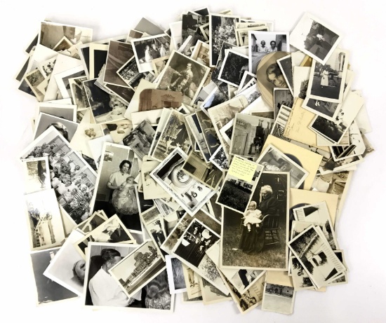 Large Collection Antique Black & White Photos