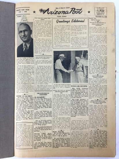 1946-47 Arizona Post Newspapers