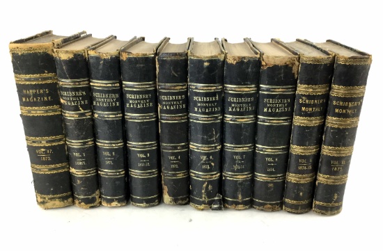 (10) Scribner’s & Harper’s Magazine Books