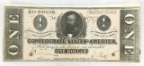 1864 Confederate States Of America Richmond $1