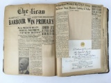 1920 Henry E. Barbour Political Scrapbook