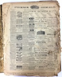 1889-90 Phoenix Herald Newspapers