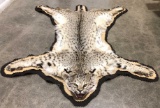 Taxidermy Full Bobcat Rug