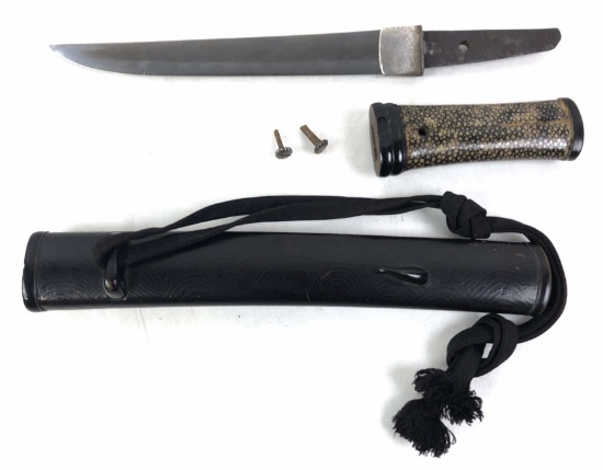Antique Japanese “ Aikuchi” Lady’s Tanto Sword
