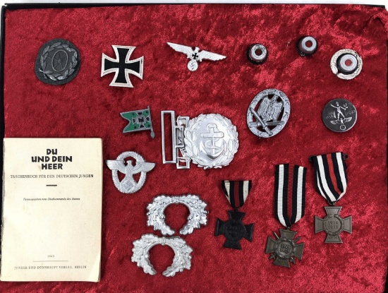 Assortment Of Ww2 German Medals & More