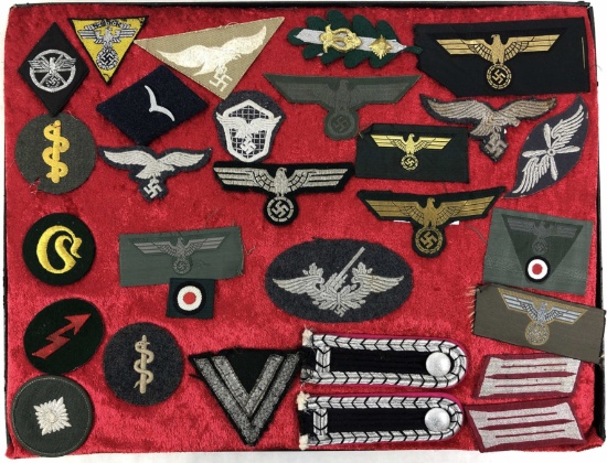 Vintage German Ww2 Cloth Patches & More