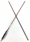(2) Antique Japanese Samurai Arrows