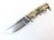 R. J. Knives Custom Stag Handle Fixed Blade Knife