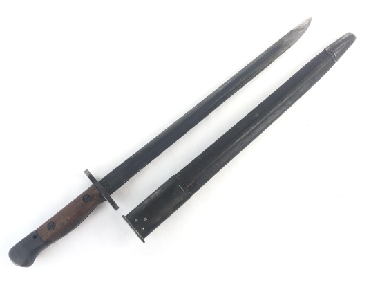 British 1907  Lee Enfield Bayonet W/ Scabbard