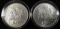(1) Ea. 1897 & 1898 U. S. Morgan Silver Dollars