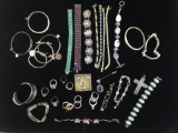 Silver & Sterling Bracelets, Earrings, & Rings