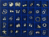 (35) Assorted Sterling Silver Earrings