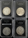 (4) Assorted U. S. Morgan Silver Dollars