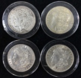 (4) 1921 U. S. Morgan Silver Dollars