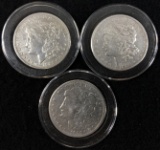 (3) 1921-s U. S. Morgan Silver Dollars