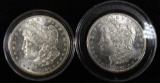 (2) 1880-s U. S. Morgan Silver Dollars