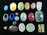 (19) Assorted Semi Precious Polished Gemstones