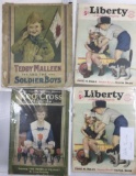 (2) 1931 Liberty, (1) 1920 Red Cross Magazines