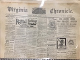 1879-1899 Virginia Chronicle News Papers