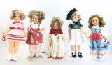 (4) Ideal & Danbury Mint Shirley Temple Dolls
