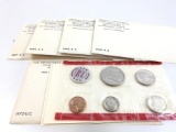 (5) Vintage Sets Of U. S. Treasury Proof Sets