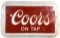 Vintage Plastic, Coors On Tap Bar Sign