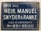 Vintage Snyder & Ranke Advertising Tin Sign