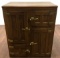 Antique Oak Porcelain Lined Ice Box