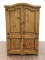 Rustic Pinewood & Iron Wardrobe