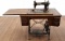 Antique Oakwood National Sewing Machine Table