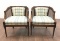 Pair Vintage Federal Style Caneback Tub Chairs