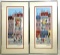 (2pc) Artist Signed Artist Proof Lithographs