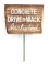 Vintage Rustic Concrete Drive & Walk Included Sign