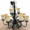 Traditional Style 12 Arm Chandelier