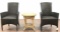 3pc Wicker Style Arm Chairs & Side Table
