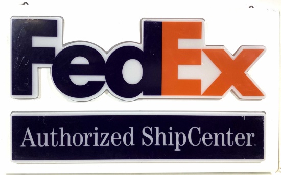FedEx Authorized Ship Center Illuminated Sign