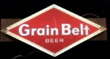 Vintage Grain Beer Advertising Illuminated Bar Sign