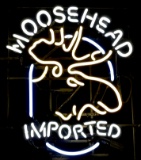 Moose Head Imported Beer Neon Advertising Sign