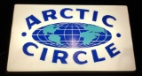 Vintage Plastic Arctic Circle Illuminated Sign