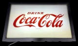 Vintage Coca Cola Light Up Box Bar Sign