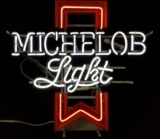 Michelob Light Neon Advertising Bar Sign
