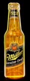 Miller Neon Bottle Light Up Advertising Bar Sign