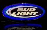 Bud Light Illuminated Advertising Bar Sign