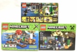 (3pc) Lego Minecraft & Batman Sets In Boxes