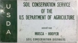 Steel USDA Soil Conservation Service Sign